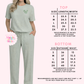RTS - DUSTY SAGE - LOOSE WAFFLE TEXTURE BAMBOO LOUNGEWEAR