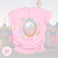 RTS KIDS PRINTED CASTLE - SIZE YOUTH S - BLOSSOM COMFORT COLORS TEE