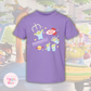 RTS PRINTED KIDS ALIENS - SIZES 2T, 5/6T - LAVENDER RABBIT SKINS TEE