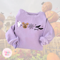 RTS PRINTED BOO CREW - SIZE M - EXCLUSIVE TO MoM - LAVENDER INDEPENDENT TRADING CO SWEATSHIRT
