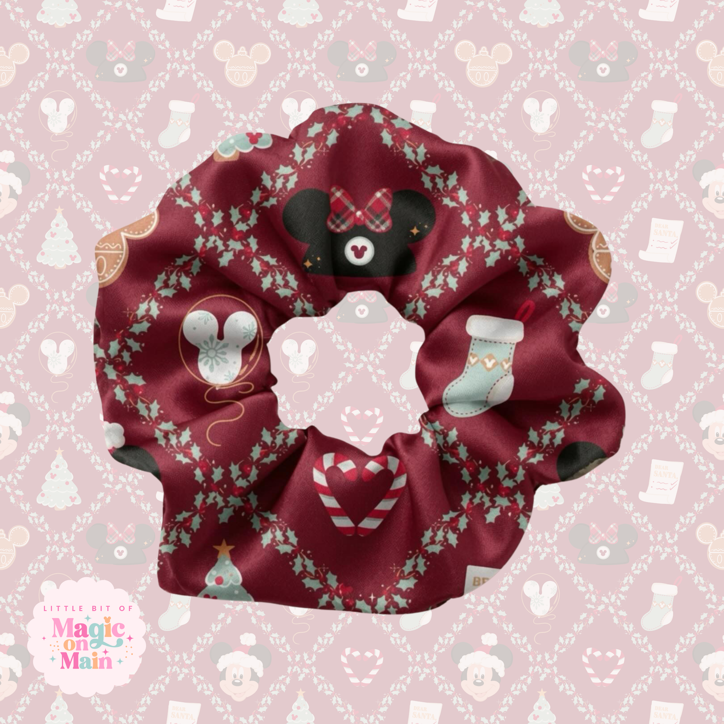 PREORDER ONLY - TIS THE SEASON  SCRUNCHIE - ANTICIPATED SHIP DATE AUGUST 1ST-15TH -  - EXCLUSIVE TO MoM