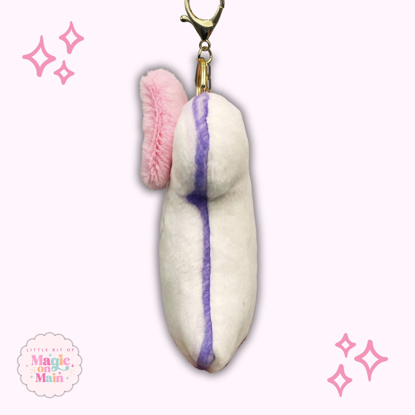 PINK GHOST PLUSH KEYCHAIN - EXCLUSIVE TO MoM 10051