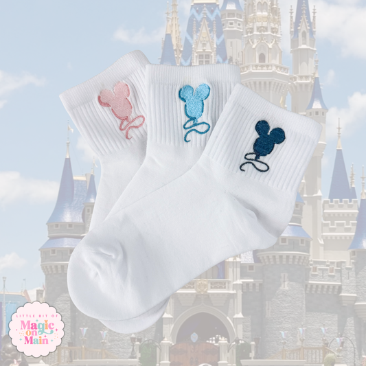 EMBROIDERED 3 PACK BALLOON SOCKS - EXCLUSIVE TO MoM