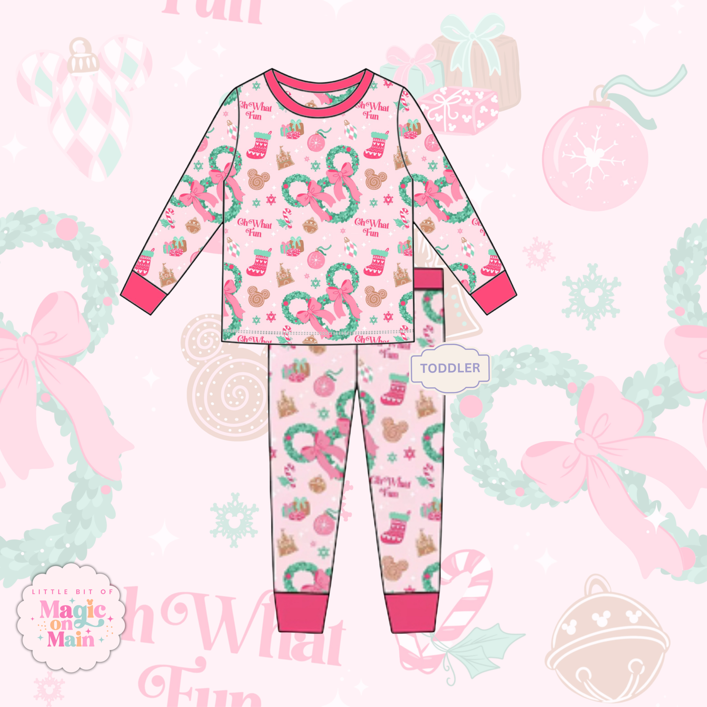 PREORDER ONLY - OH WHAT FUN BAMBOO LOUNGEWEAR - ANTICIPATED SHIP DATE OCTOBER 1ST-15TH