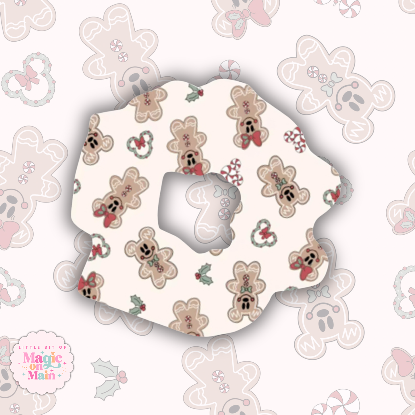 PREORDER - MCKY MNIE GINGERBREAD SCRUNCHIE - EXCLUSIVE TO MoM - ANTICIPATED SHIP DATE MID SEPT