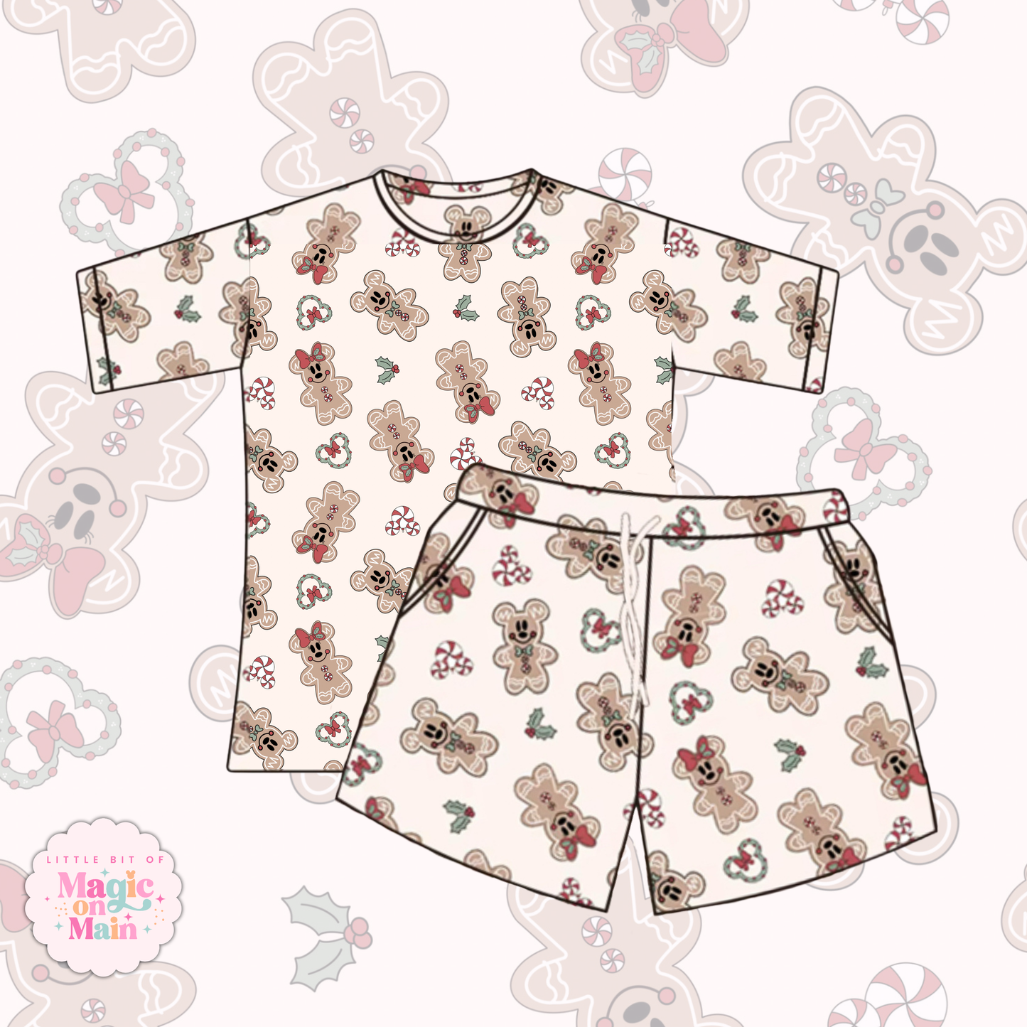 PREORDER ONLY - MAIN STREET GINGERBREAD WAFFLE KNIT LOUNGEWEAR - EXCLUSIVE TO MoM -  ANTICIPATED SHIP DATE LATE SEPTEMBER/EARLY OCTOBER