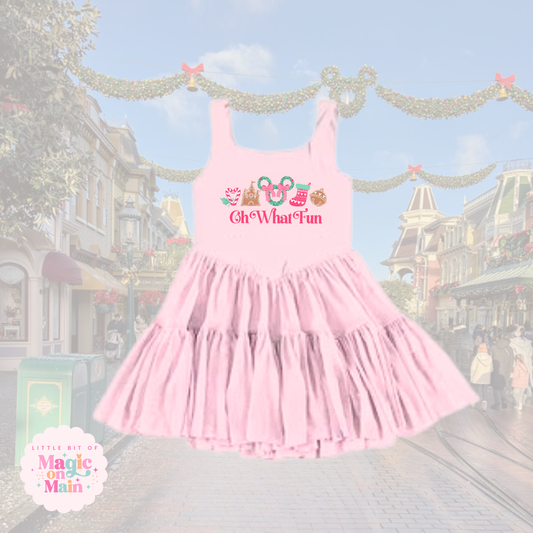 PREORDER OH WHAT FUN - RUFFLE MESH DRESS - EXCLUSIVE TO MoM - ANTICIPATED SHIP DATE OCTOBER