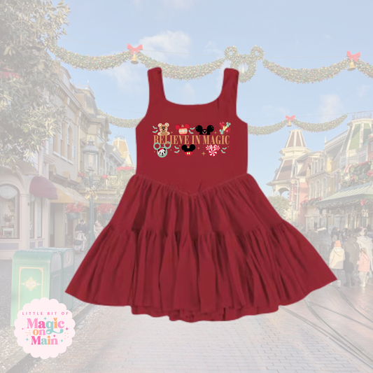 PREORDER BELIEVE IN MAGIC - RUFFLE MESH DRESS - EXCLUSIVE TO MoM - ANTICIPATED SHIP DATE OCTOBER