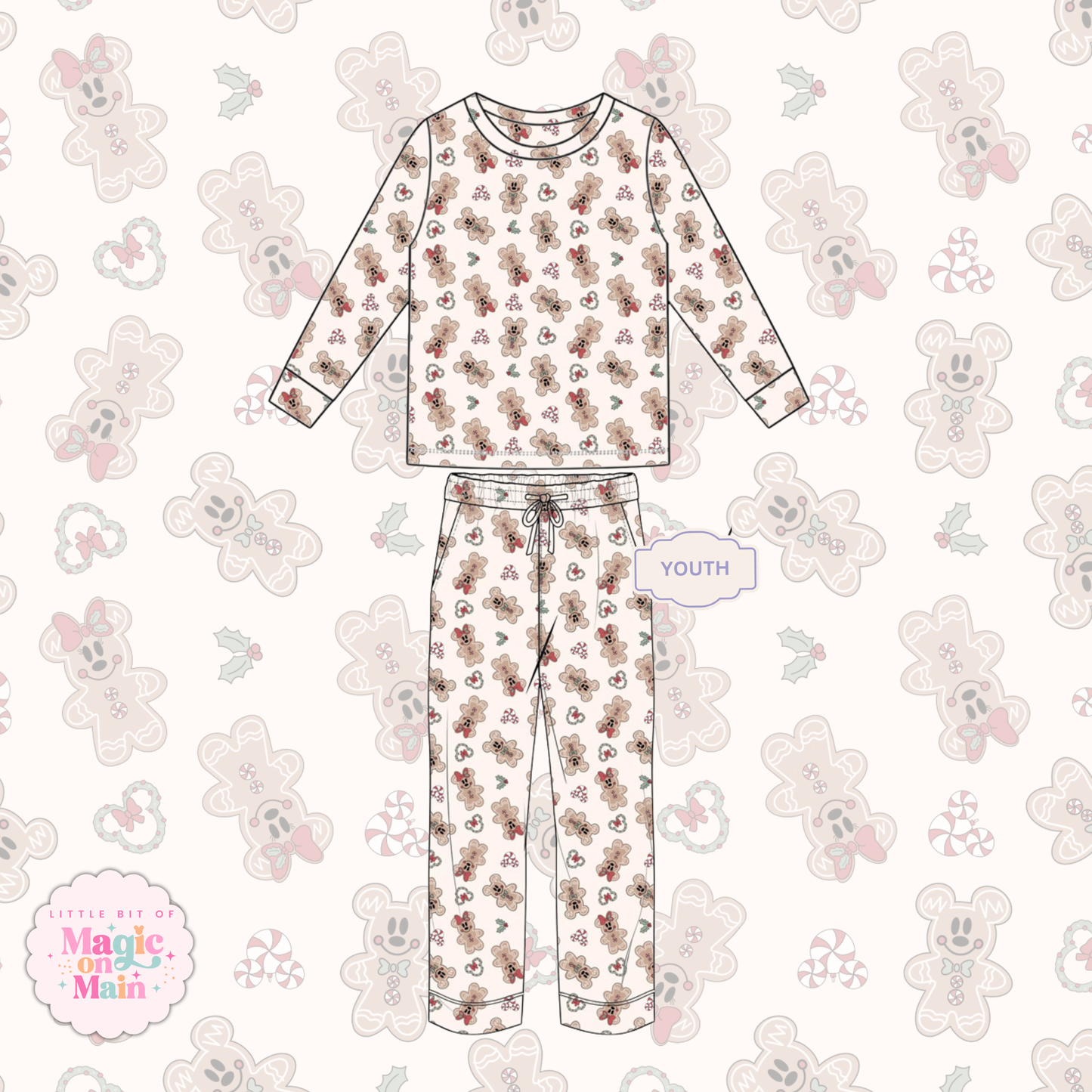PREORDER ONLY - MAIN STREET GINGERBREAD LOUNGEWEAR - ANTICIPATED SHIP DATE OCTOBER