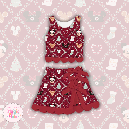 PREORDER - BELIEVE IN MAGIC - TWO PIECE SCALLOPED DRESS - EXCLUSIVE TO MoM - ANTICIPATED SHIP DATE MID-TO-LATE OCTOBER