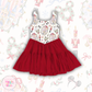 PREORDER - NUTCRACKER - RUFFLE MESH DRESS - EXCLUSIVE TO MoM - ANTICIPATED SHIP DATE LATE OCTOBER / EARLY NOVEMBER