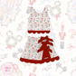 PREORDER - NUTCRACKER - TWO PIECE SCALLOPED DRESS