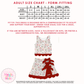 PREORDER - NUTCRACKER - TWO PIECE SCALLOPED DRESS