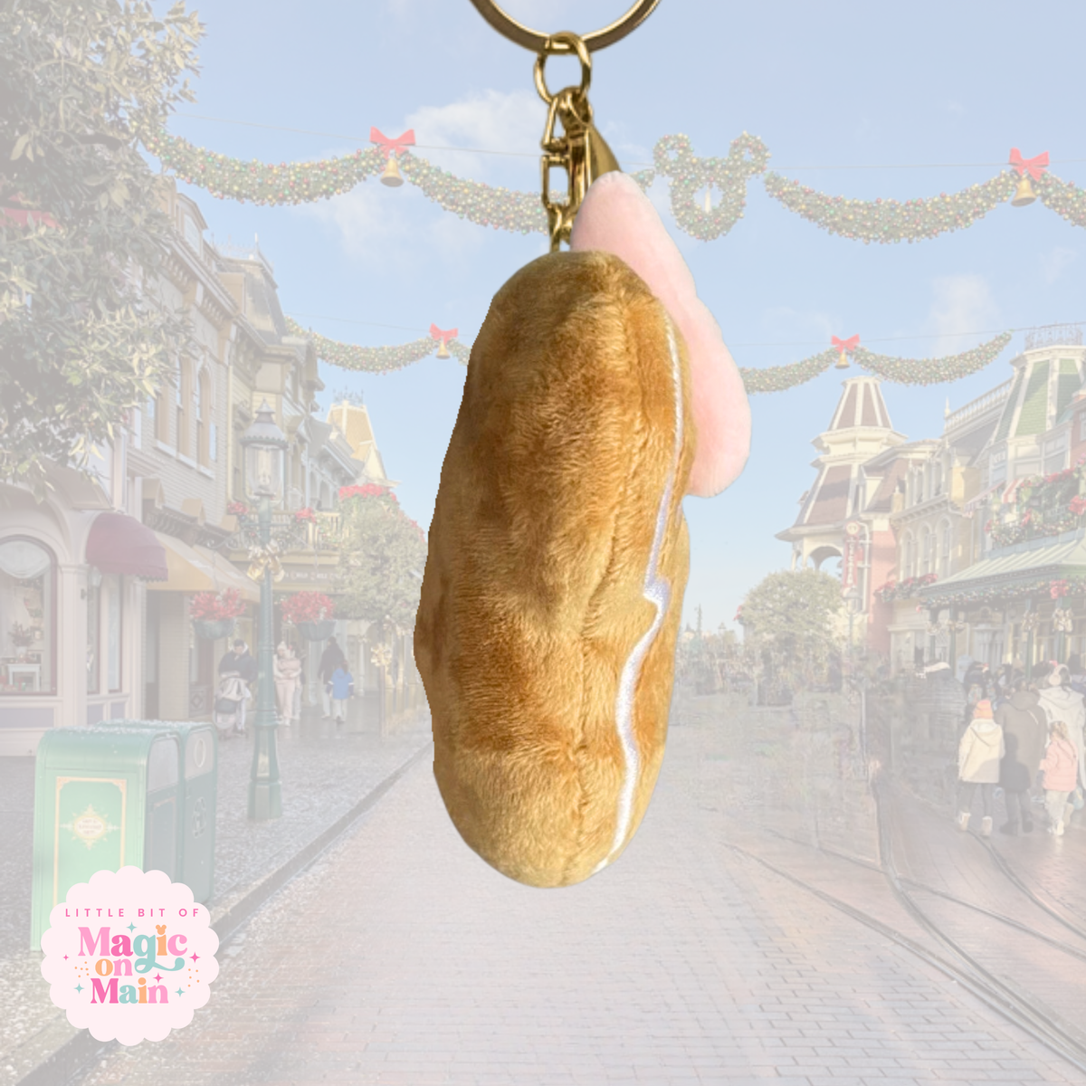 PREORDER PINK GINGERBREAD PLUSH KEYCHAIN - EXCLUSIVE TO MoM - SHIPS LATE OCT/EARLY NOV