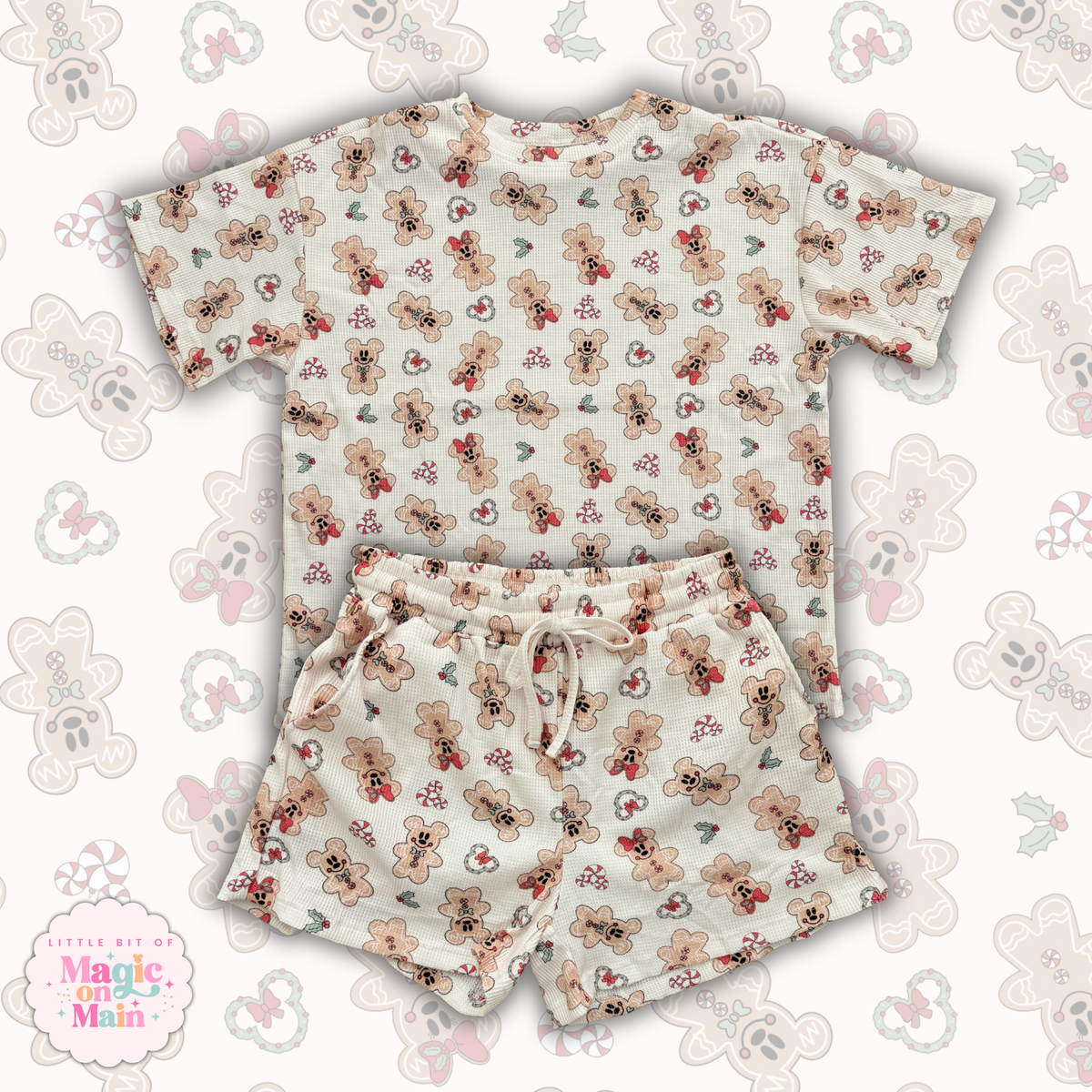 MAIN STREET GINGERBREAD WAFFLE KNIT LOUNGEWEAR - EXCLUSIVE TO MoM