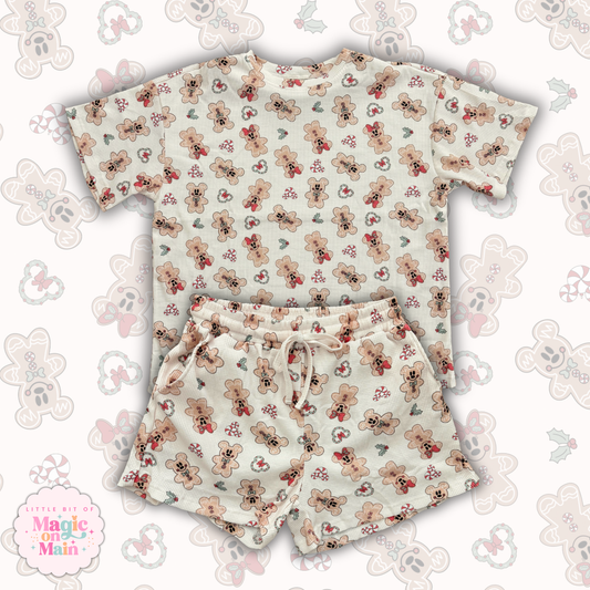 MAIN STREET GINGERBREAD WAFFLE KNIT LOUNGEWEAR - EXCLUSIVE TO MoM