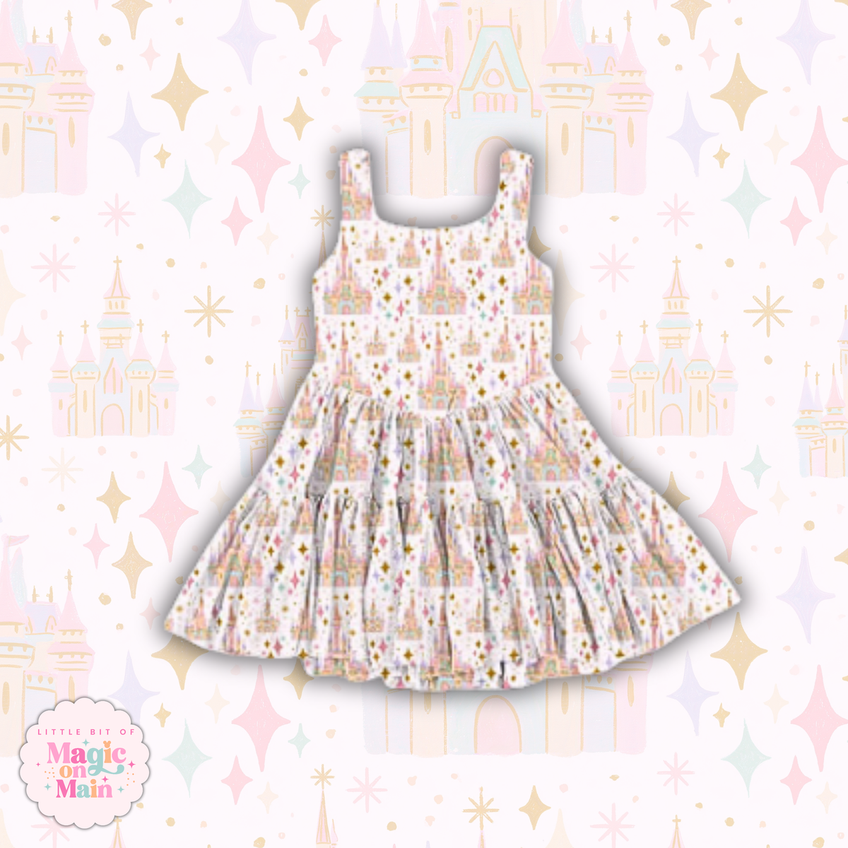 PREORDER - MEET ME AT THE CASTLE RUFFLE MESH DRESS - ANTICIPATED SHIP DATE EARLY/MID NOVEMBER