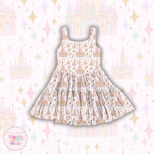 PREORDER - MEET ME AT THE CASTLE RUFFLE MESH DRESS - ANTICIPATED SHIP DATE EARLY/MID NOVEMBER