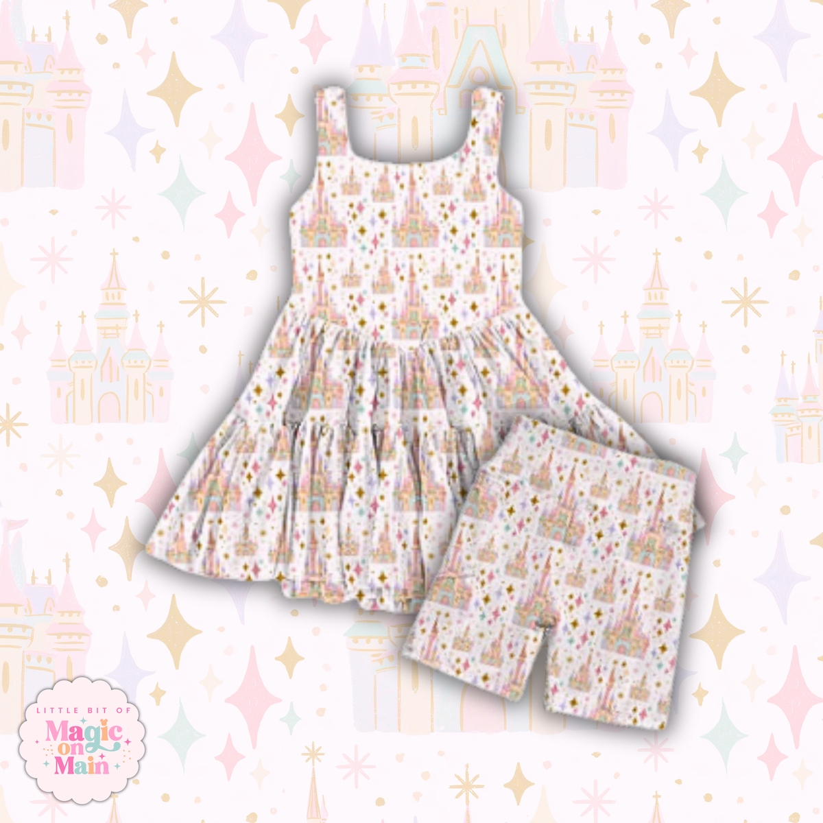 PREORDER - MEET ME AT THE CASTLE RUFFLE MESH DRESS - ANTICIPATED SHIP DATE EARLY/MID NOVEMBER