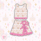 PREORDER - MEET ME AT THE CASTLE TWO PIECE SCALLOPED DRESS - ANTICIPATED SHIP DATE EARLY/MID NOVEMBER