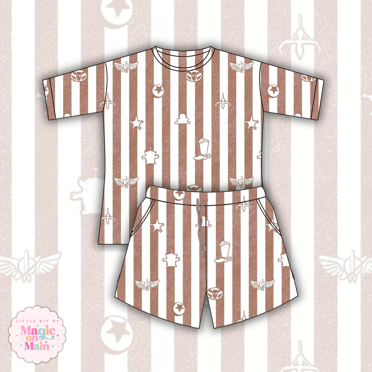 PREORDER ONLY - TOYS COTTON WAFFLE KNIT LOUNGEWEAR - ANTICIPATED SHIP DATE EARLY/MID NOVEMBER