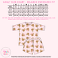 PREORDER ONLY - PINK GINGERBREAD COTTON WAFFLE KNIT LOUNGEWEAR - EXCLUSIVE TO MoM - ANTICIPATED SHIP DATE MID/LATE NOVEMBER