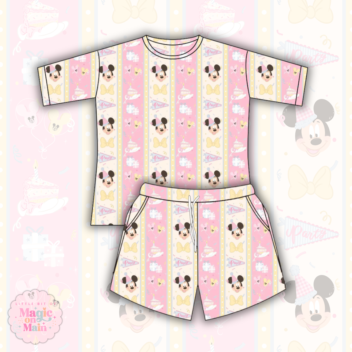 PREORDER ONLY - BIRTHDAY COTTON WAFFLE KNIT LOUNGEWEAR - ANTICIPATED SHIP DATE LATE NOVEMBER/EARLY DECEMBER