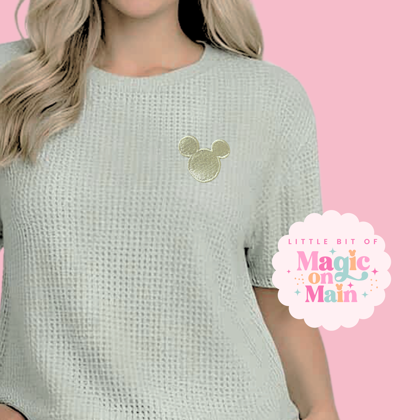 RTS - DUSTY SAGE - LOOSE WAFFLE TEXTURE BAMBOO LOUNGEWEAR