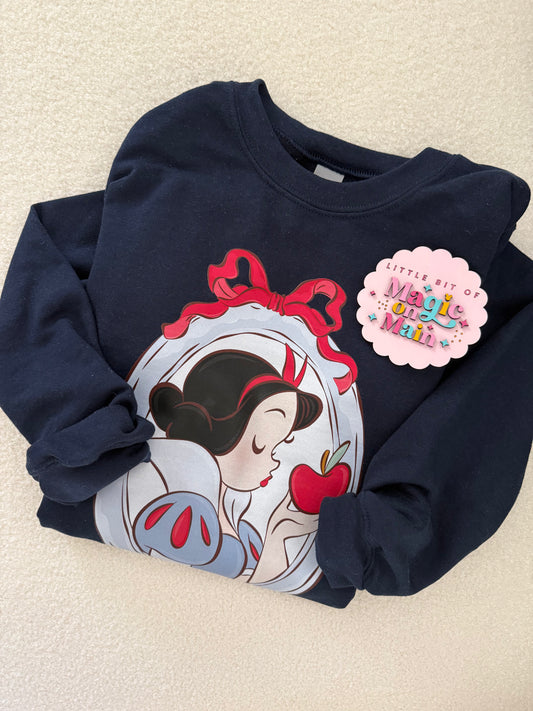 PRINTED NEW SNOW WHITE - ADULT SWEATSHIRT