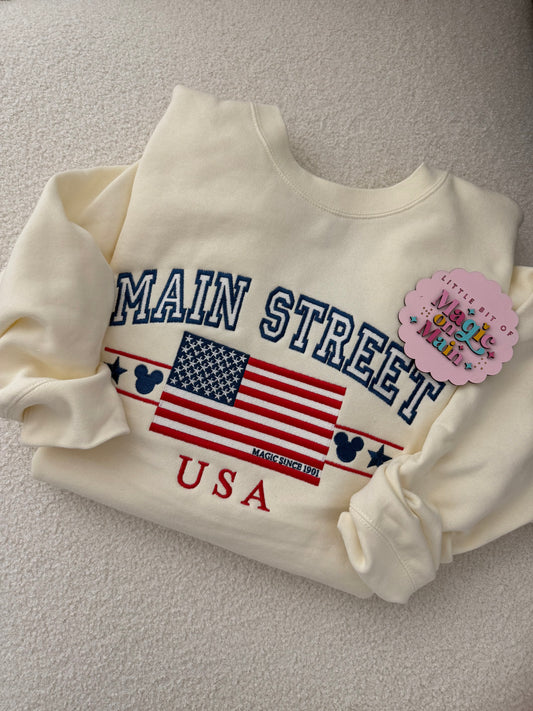 RTS MAIN STREET USA - EXCLUSIVE TO MoM - BONE INDEPENDENT TRADING CO SWEATSHIRT - SIZE M