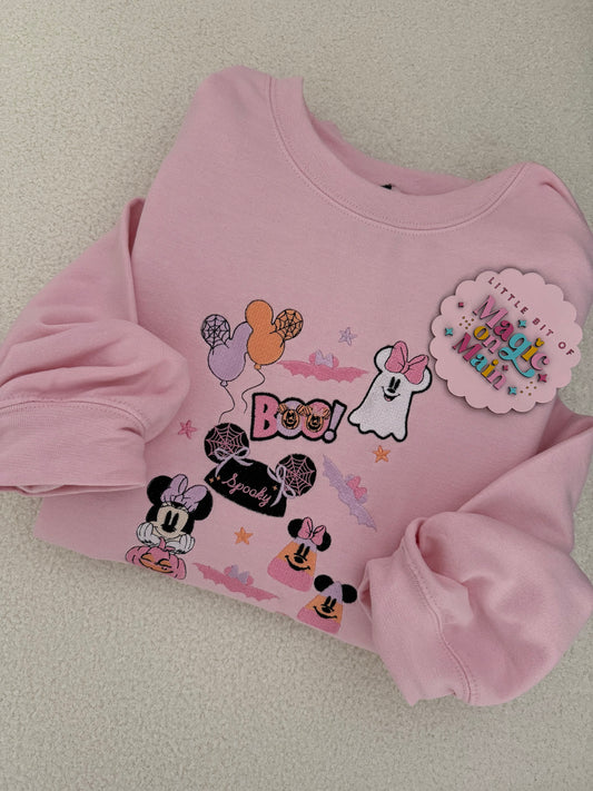 EMBROIDERED SPOOKY ELEMENTS - EXCLUSIVE TO MOM - ADULT SWEATSHIRT