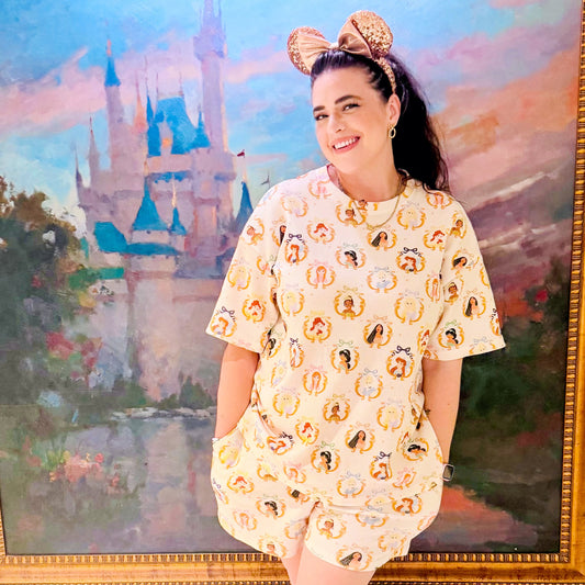PRINCESS HEAVYWEIGHT COTTON WAFFLE KNIT LOUNGEWEAR