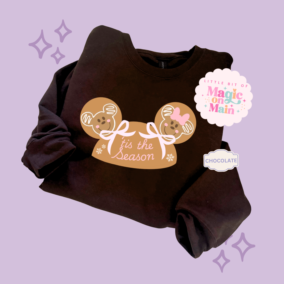 PRINTED GINGERBREAD HAT - EXCLUSIVE TO MoM - ADULT SWEATSHIRT