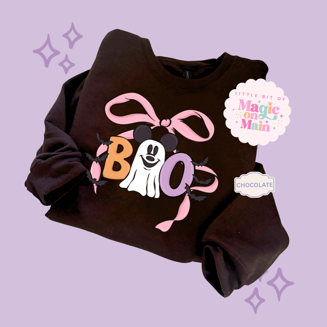 PRINTED BOO (no text) - ADULT SWEATSHIRT