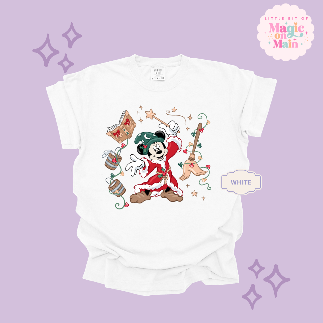 PRINTED CHRISTMAS SORCERER - ADULT T-SHIRT