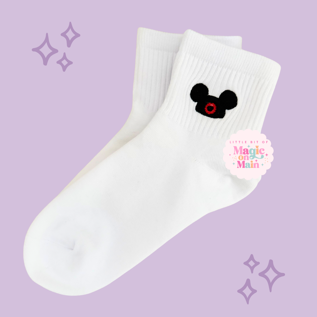 PREORDER - ANTICIPATED SHIP DATE MARCH 1ST-15TH - EMBROIDERED MCKY PARK HAT - WOMEN'S CREW SOCKS (10020)