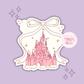 CASTLE - READY TO SHIP - 3 INCH DIE-CUT GLOSSY STICKER