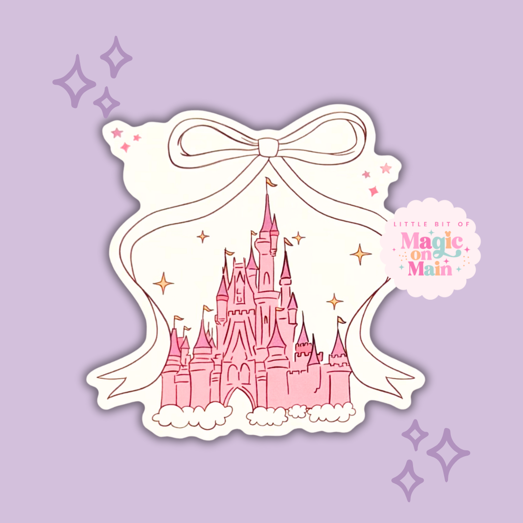 CASTLE - READY TO SHIP - 3 INCH DIE-CUT GLOSSY STICKER