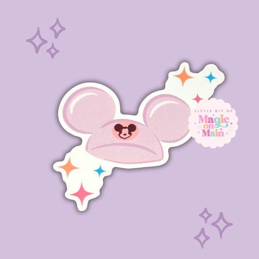 PURPLE MCKY HAT - READY TO SHIP - 3 INCH DIE-CUT GLOSSY STICKER - EXCLUSIVE DESIGN TO MoM