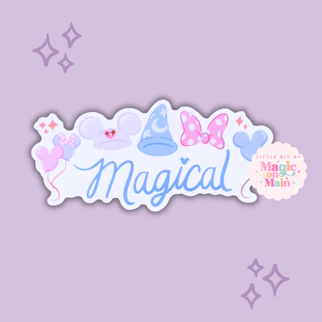MAGICAL - READY TO SHIP - 4 INCH DIE-CUT GLOSSY STICKER - EXCLUSIVE DESIGN TO MoM -