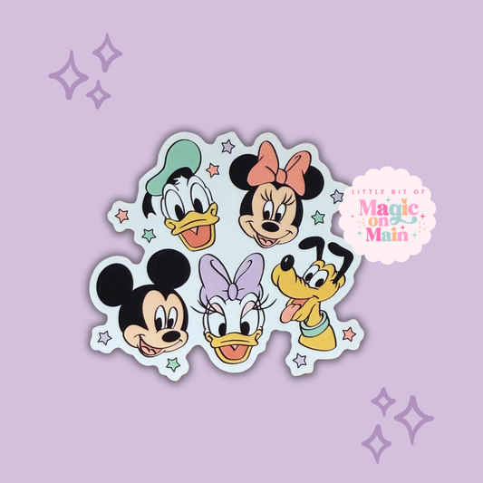 MCKY AND FRIENDS - READY TO SHIP - 3 INCH DIE-CUT GLOSSY STICKER