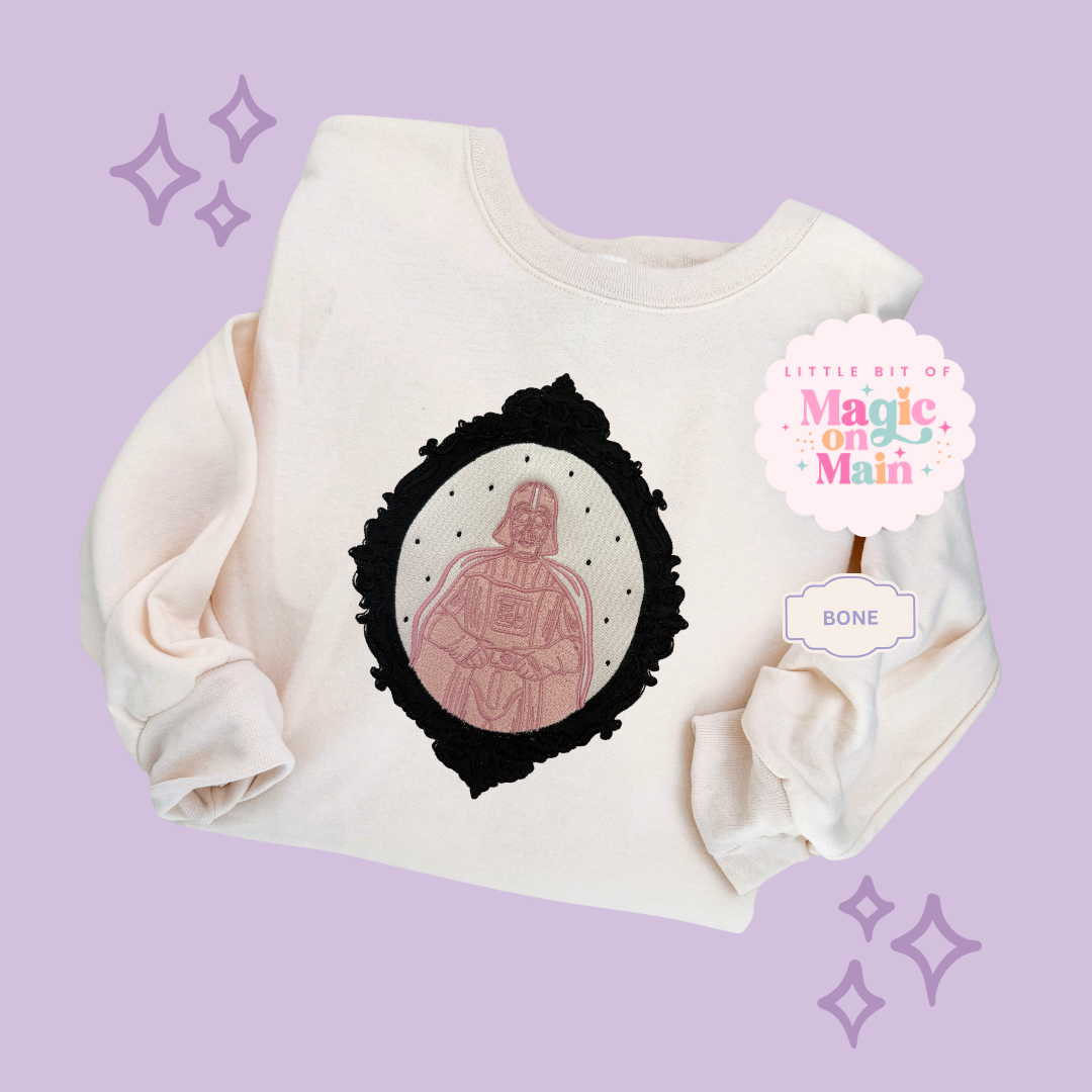 EMBROIDERED DARK SIDE FRAME - EXCLUSIVE COLLAB DESIGN - ADULT SWEATSHIRT