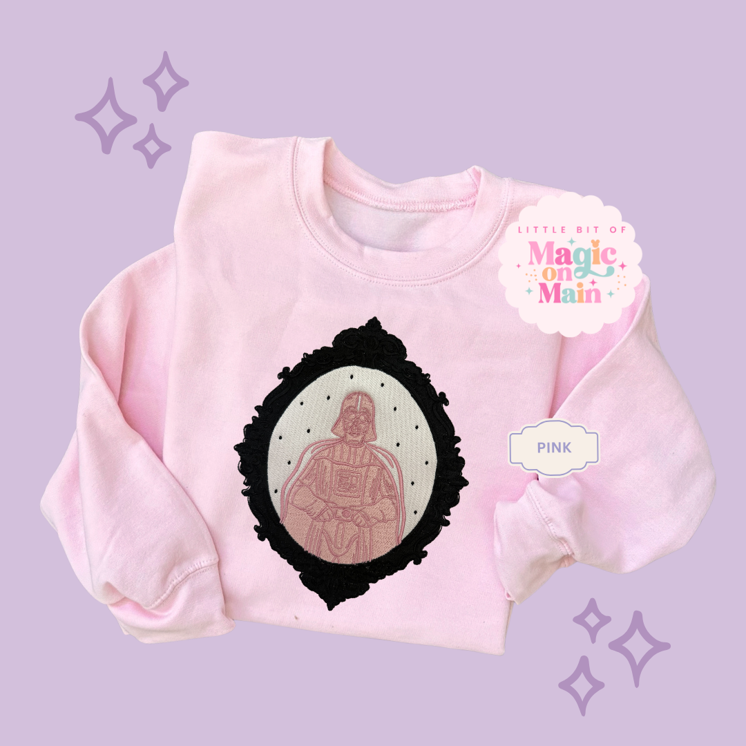 EMBROIDERED DARK SIDE FRAME - EXCLUSIVE COLLAB DESIGN - ADULT SWEATSHIRT