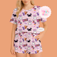 PREORDER ONLY - ANTICIPATED SHIP DATE JULY 15TH - 31ST- GHOULY HALLOWEEN HEAVYWEIGHT COTTON WAFFLE KNIT LOUNGEWEAR 10059