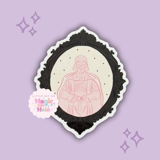DARK SIDE FRAME - READY TO SHIP - 3 INCH DIE-CUT GLOSSY STICKER