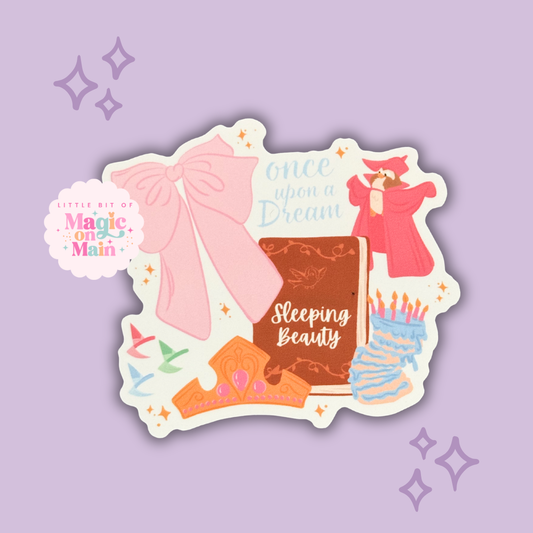 ONCE UPON A DREAM - READY TO SHIP - 3 INCH DIE-CUT GLOSSY STICKER 10048