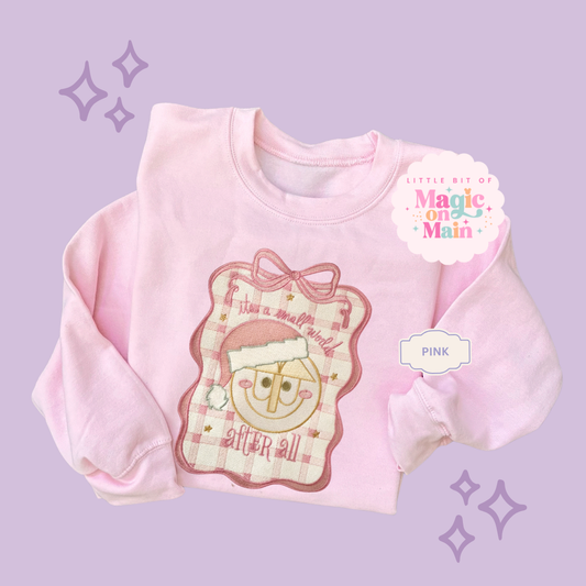 EMBROIDERED SML WORLD COQUETTE - EXCLUSIVE TO MoM - ADULT SWEATSHIRT