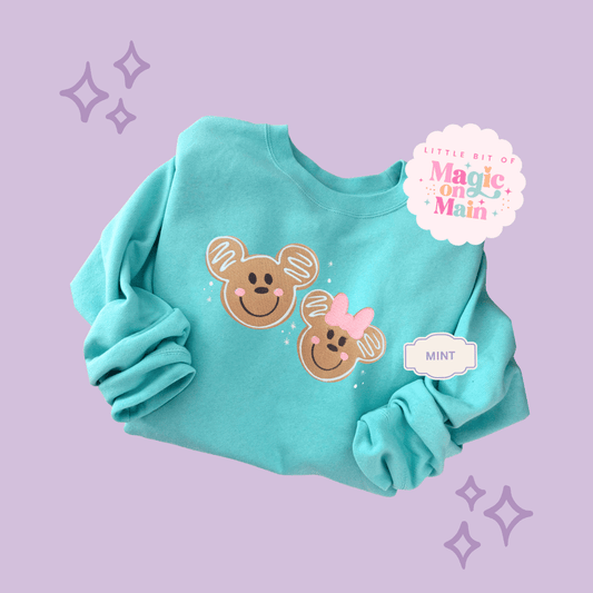 EMBROIDERED GINGERBREAD - EXCLUSIVE TO MoM - ADULT SWEATSHIRT