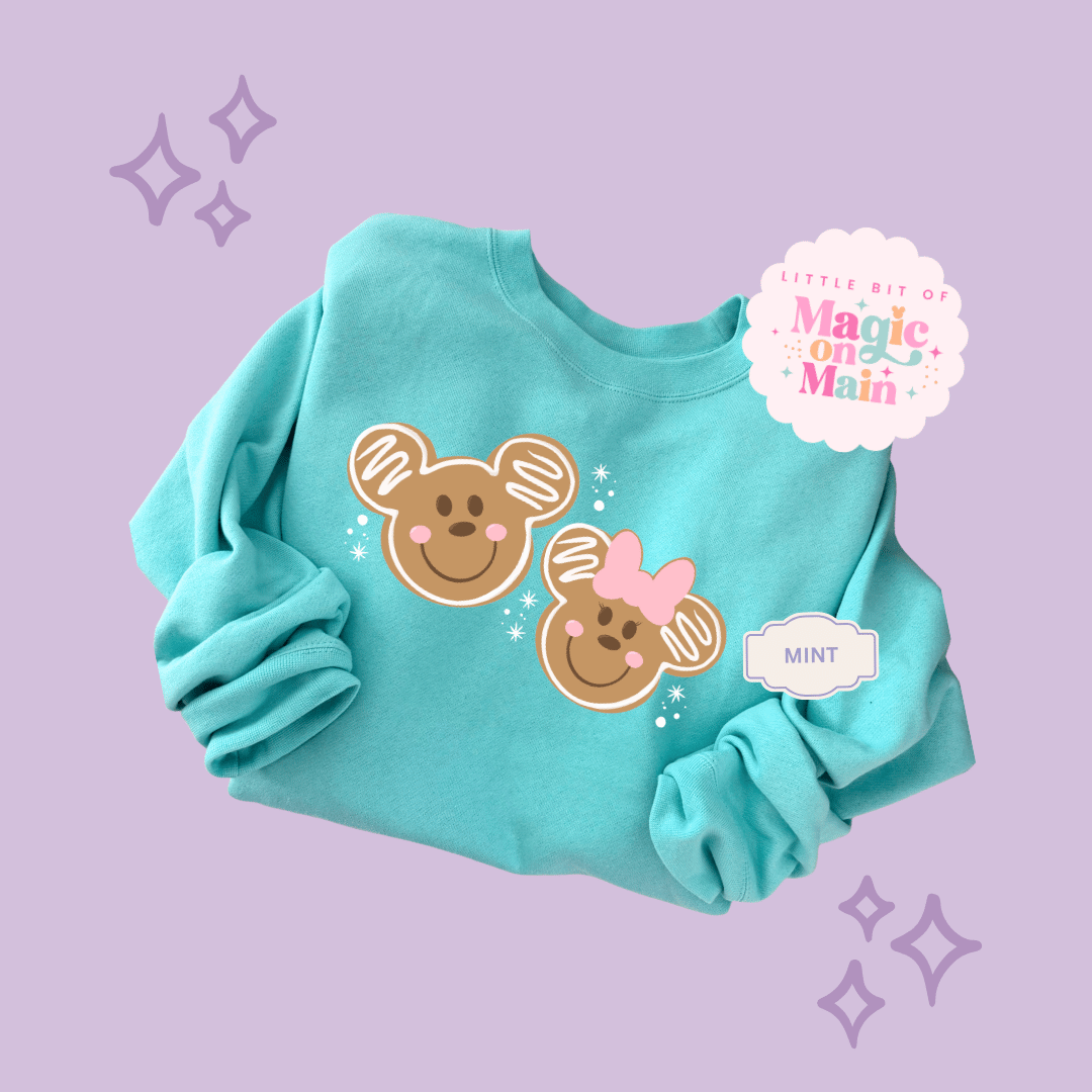 PRINTED GINGERBREAD - EXCLUSIVE TO MoM - ADULT SWEATSHIRT