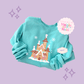PRINTED GINGERBREAD CASTLE - EXCLUSIVE TO MoM - ADULT SWEATSHIRT
